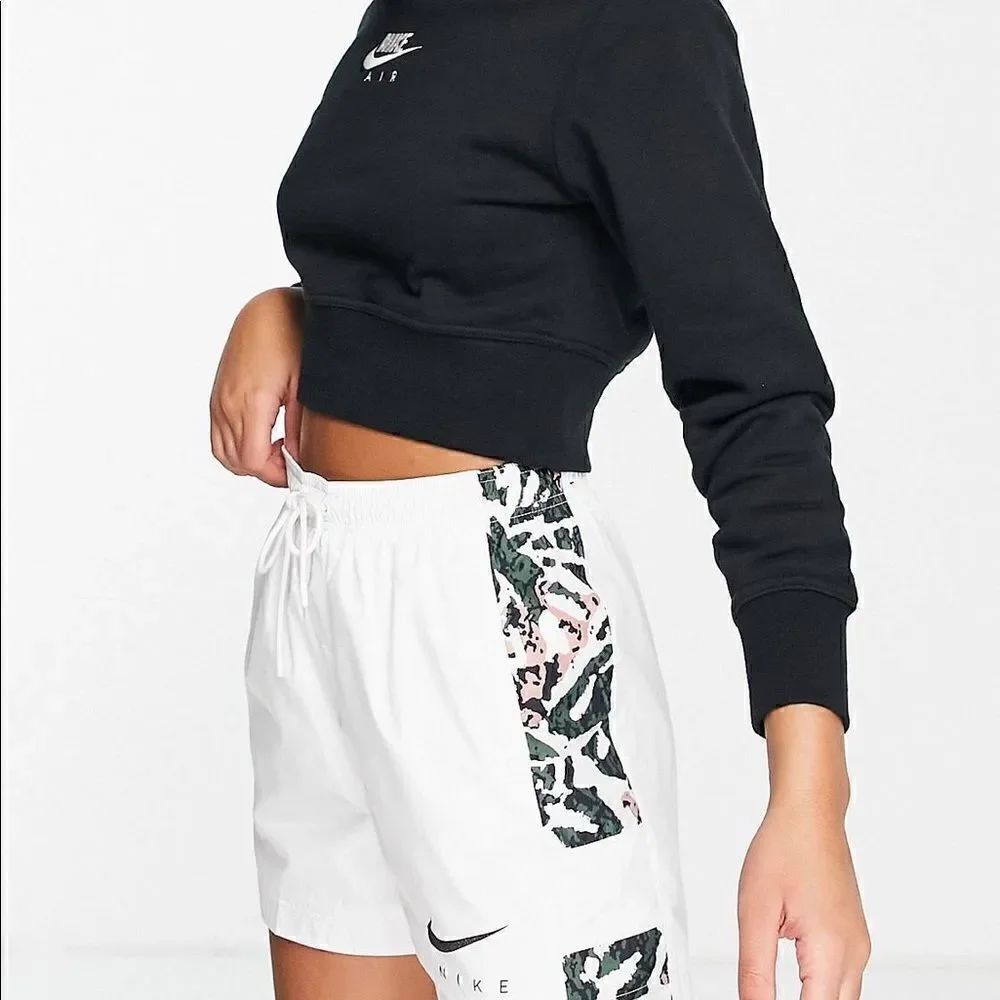 Nike Sportswear NSW Agassi Vibes Women's Casual Shorts White Black DM8302 100